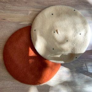 2 Berets - Anthropologie & Vintage